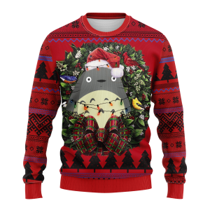 totoro noel 1 mc ugly christmas sweater thanksgiving gift nezlq - Ghibli Studio Store