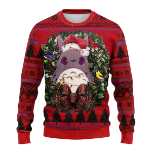 totoro noel mc ugly christmas sweater thanksgiving gift ag47i - Ghibli Studio Store