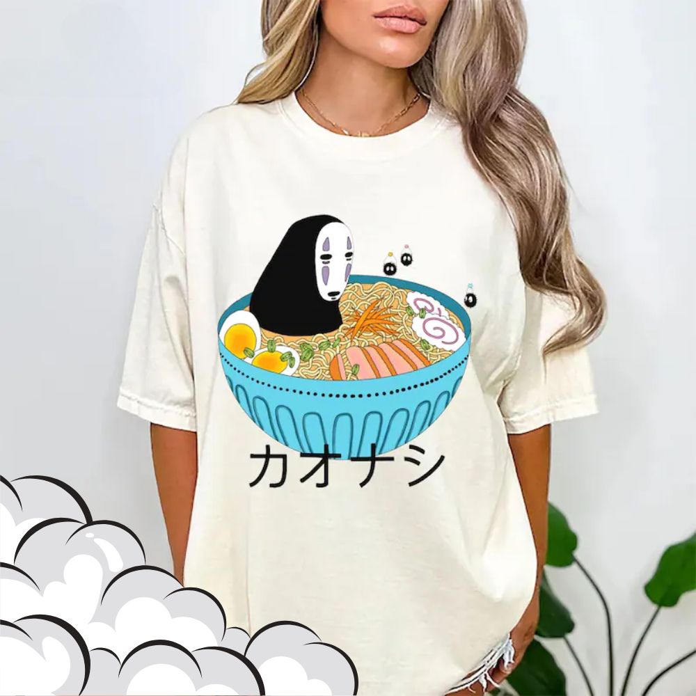 No Face in Ramen Spirited Away Shirt Spirited Away shirt - Ghibli Studio Store