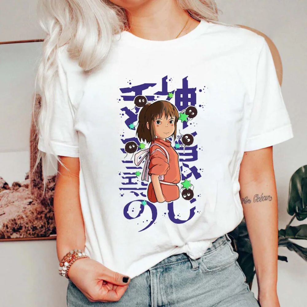 Spirited Away Animated Character Movie Cartoon Shirt - Ghibli Studio Store